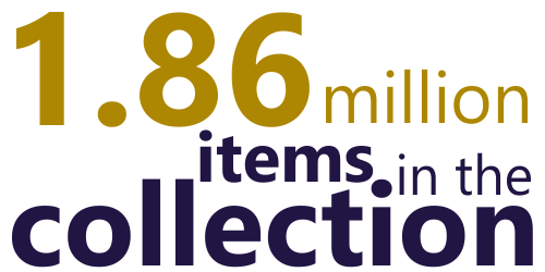 1.86 million items in the collection